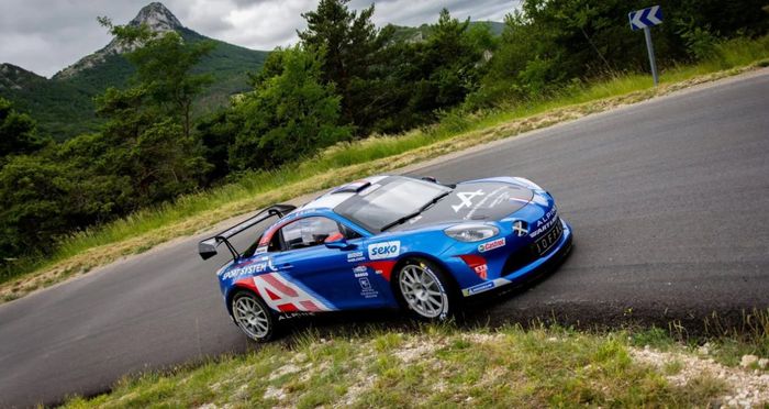L'Alpine A110 R-GT au Rally di Roma