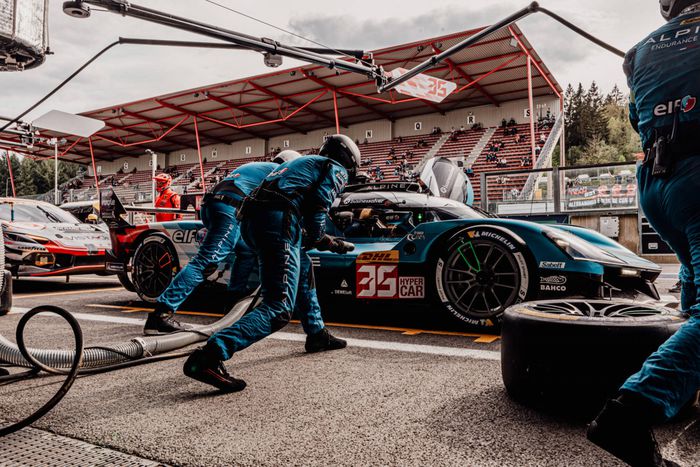 La Alpine A424 au stand