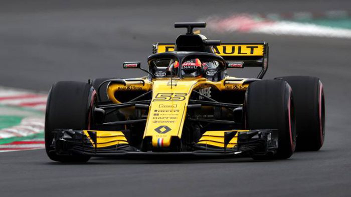 Carlos Sainz au volant de sa monoplace en 2018