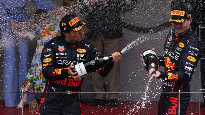 Perez et Verstappen, tout deux sur le podium de Monaco