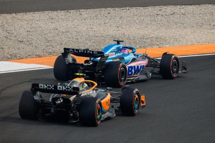 Fernando Alonso devance Lando Norris