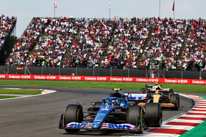 L'Alpine au Grand Prix de F1 du Brésil 2022
