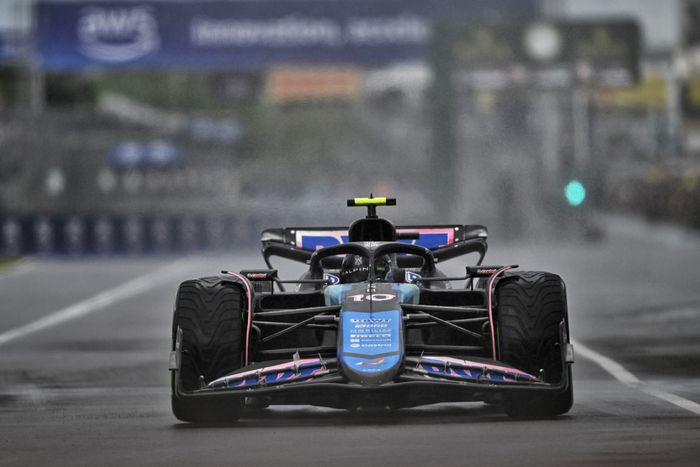 Avant de la monoplace de Pierre Gasly