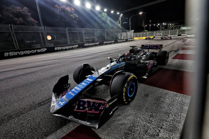 Alpine au Grand Prix de Singapour 2024