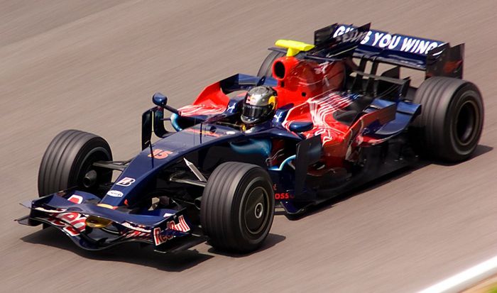 La Toro Rosso STR3 de Sebstian Vettel en 2008
