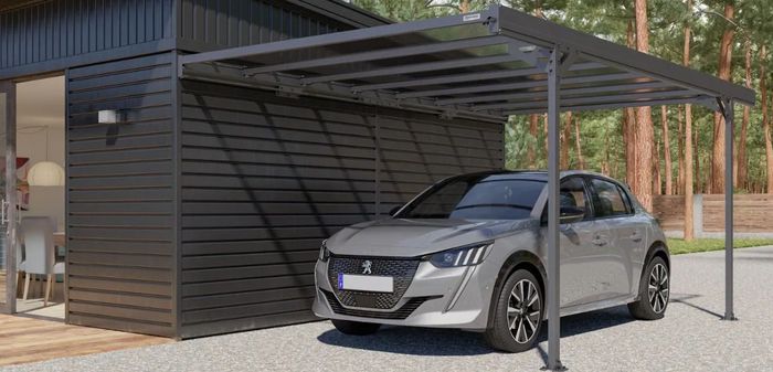 Un carport adossé