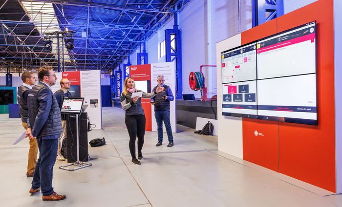 Chaine de production connectée