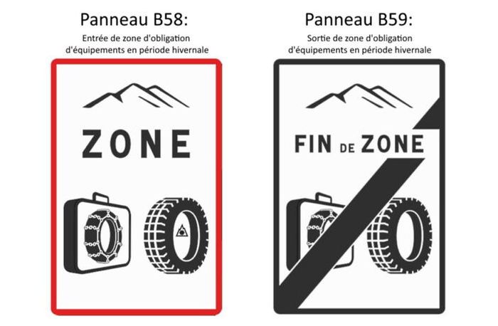 Les nouveaux panneaux délimitant ces zones