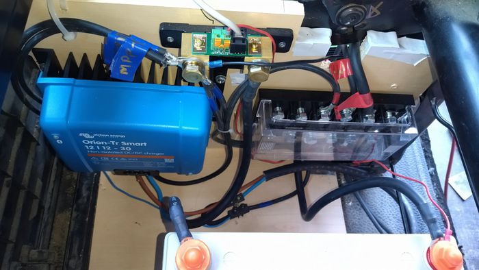 Batterie Lihtium, Chareur Orion, BMV et boite à fusibles