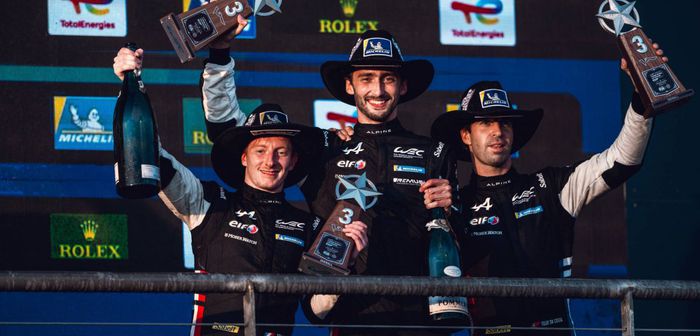 Alpine sur le podium au Lone Stone Le Mans