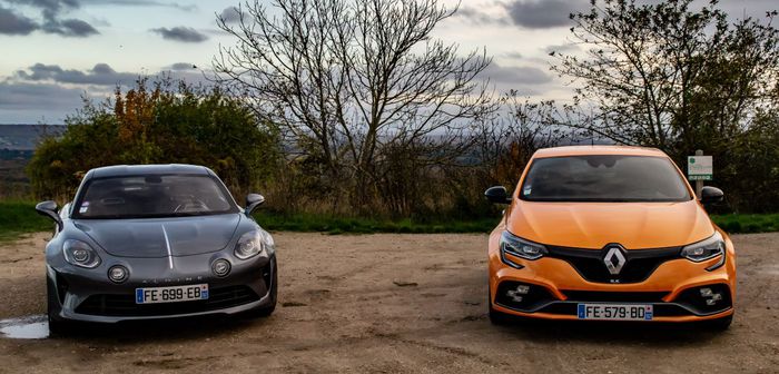 Match au sommet: Alpine A110 vs Mégane 4 RS