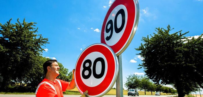 La limitation à 90 km/h de retour dans 46 départements