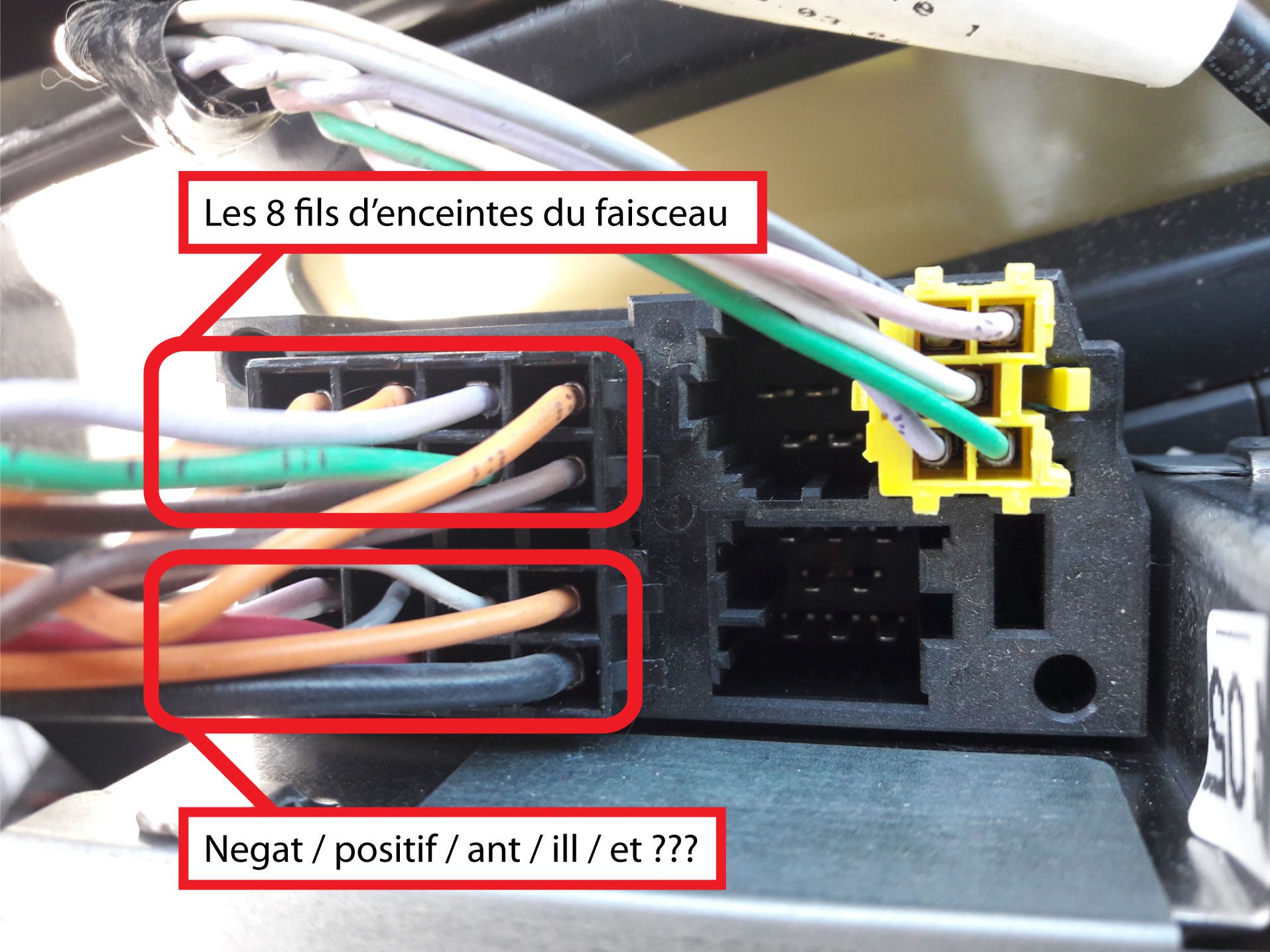 Probleme de branchement autoradio sur laguna 2 pase 2 (2005) -P0